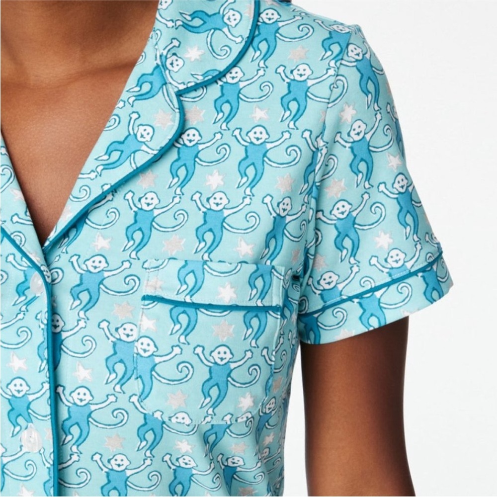 Roller rabbit blue star polo Hanukkah holiday pajamas